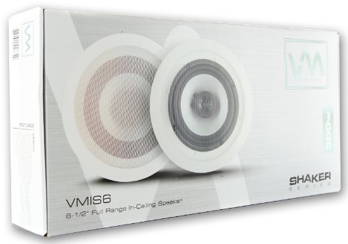 2) NEW VM AUDIO VMIS6 6.5" 350 Watt 2 Way In Ceiling/Wall Surround Home Speakers N3