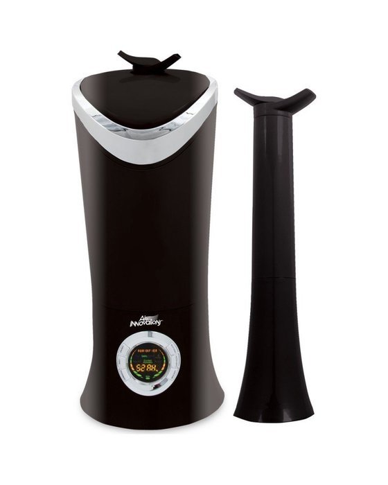 Air Innovations MH-701B Ultrasonic Humidifier & MH-801B Dual Tank Humidifier Blk N2