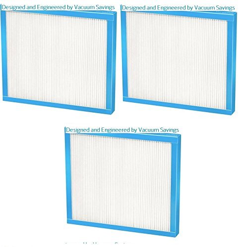 3 Pack Replacement Filter fits Homedics AF-75FL AF-75 and AR-10 - Designed & Engineered By LifeSupplyUSA