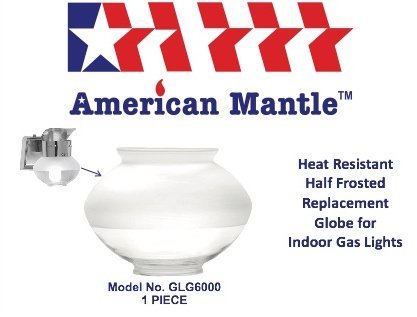 Replacement Globe for Humphrey / Paulin / Mr. Heater / Falks Gas Lights