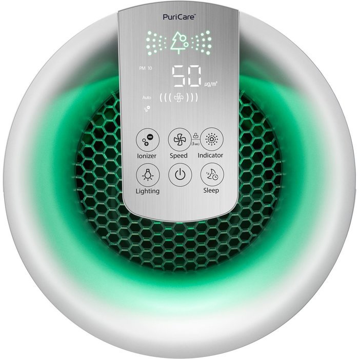 LG AS401WWA1 Puricare Tower Filter Air Purifier with Smart Air Quality Sensor & Lodecibel Operation N10