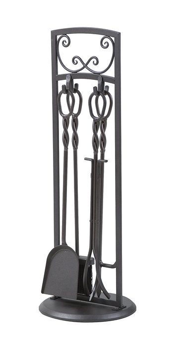 Panacea Products 15982 5-Piece Flourishing Scroll Toolset for Fireplace