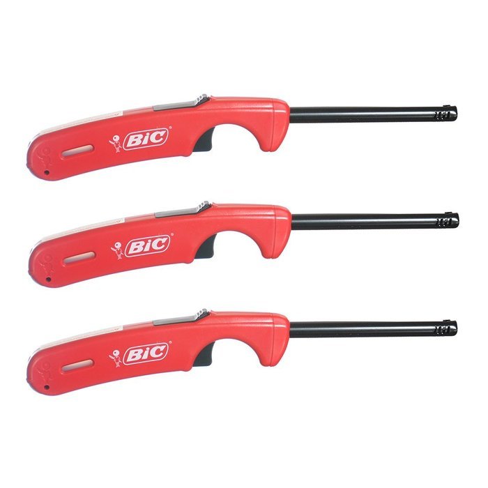 BIC Multi Purpose Lighter, 1 Lighter, Red Color (2) N3