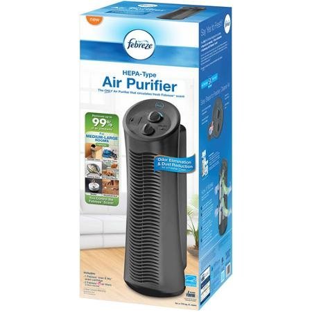 Febreze Tower Air Purifier, Gray, FHT190V N3