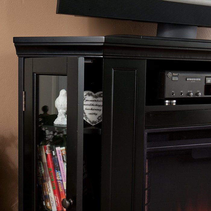 Southern Enterprises Claremont Convertible Media Infrared Fireplace N4