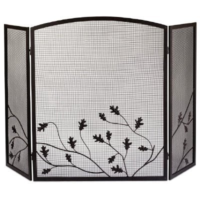 Panacea Oak Leaf Screen 32 " X 50 " X 6 " Colonial Brown