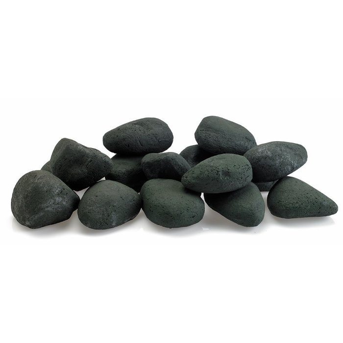 Midwest Hearth Fire Rocks | Decorative Stones for Outdoor Gas Fire Features or Indoor Gas Log Fireplaces | 15-... N14