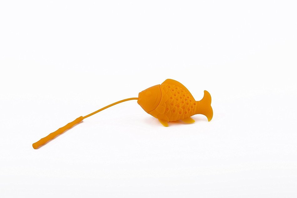 LIFE VIP 6 PCS Silicone Cut Fish Shape Tea Strainers N2