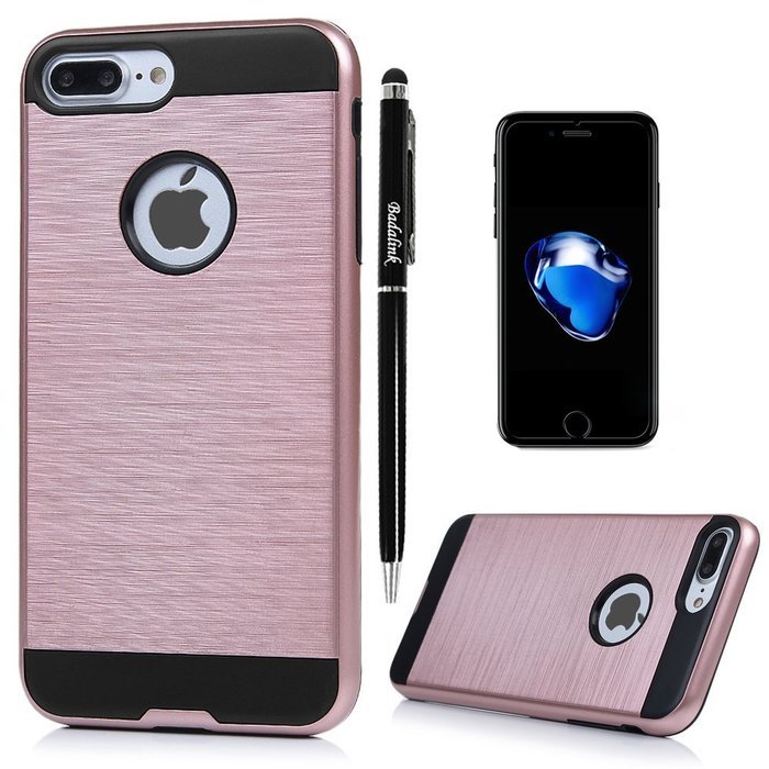 iPhone 7 Plus Case (5.5") - Armor 2 in 1 Dual Layer High Impact Shockproof Soft TPU Rubber Skin Gel Inner Bumper... N12