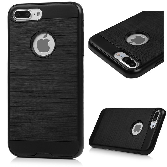 iPhone 7 Plus Case (5.5") - Armor 2 in 1 Dual Layer High Impact Shockproof Soft TPU Rubber Skin Gel Inner Bumper... N17