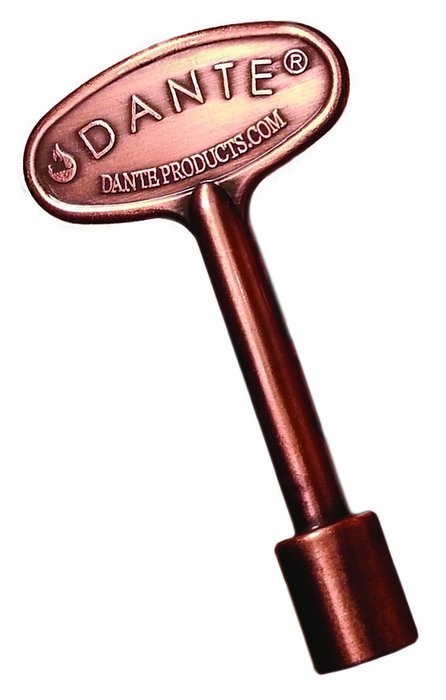 Dante Products Universal Gas Valve Key, 3-Inch, Pewter N7