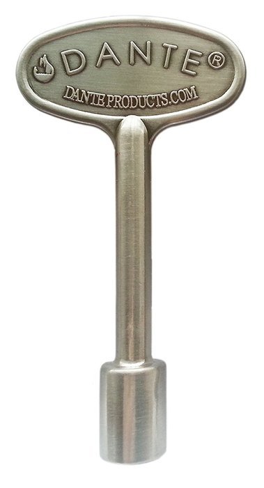 Dante Products Universal Gas Valve Key, 3-Inch, Pewter N8