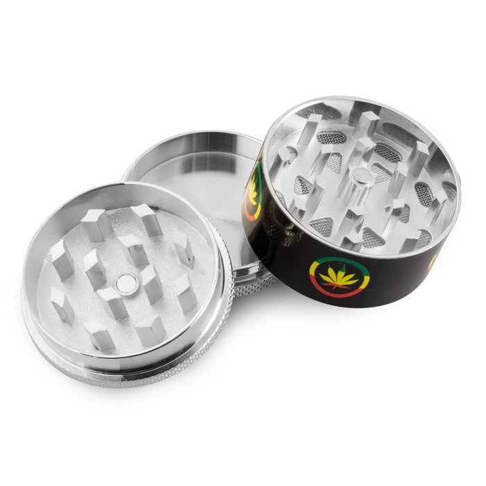 Formax420 Zinc Alloy Herb Grinder 1.5 inch 3 Parts Tobacco Grinder Bob Marley 1 pcs