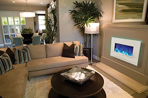Amantii WM-BI-48-5823-WHTGLS Electric Fireplace N12