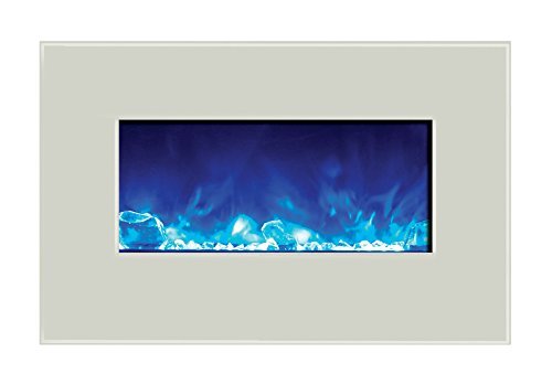Amantii WM-BI-48-5823-WHTGLS Electric Fireplace N13