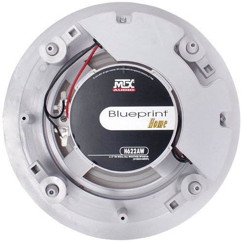 MTX H622AW All Weather In Ceiling Speaker Blueprint Home Series Round 6.5 In. Woofer 35W 8 Ohms N2