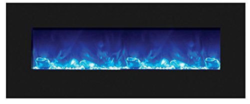 Amantii WM-BI-48-5823-WHTGLS Electric Fireplace N16