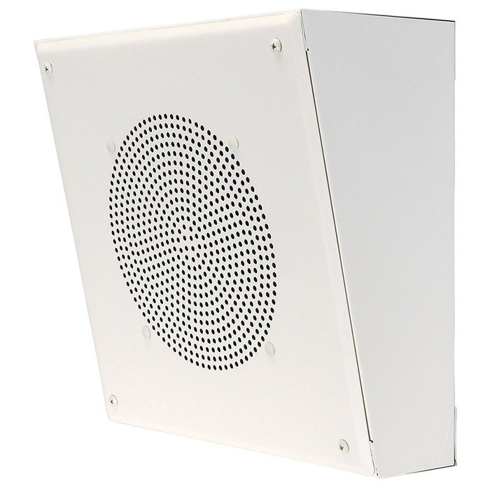 Quam SYSTEM 3 8" Wall Mount Slanted Speaker 5W-25/70V White