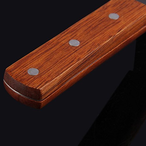 Stainless Steel Spatula Scraper with Wooden Handle Cake Cooking Utensil