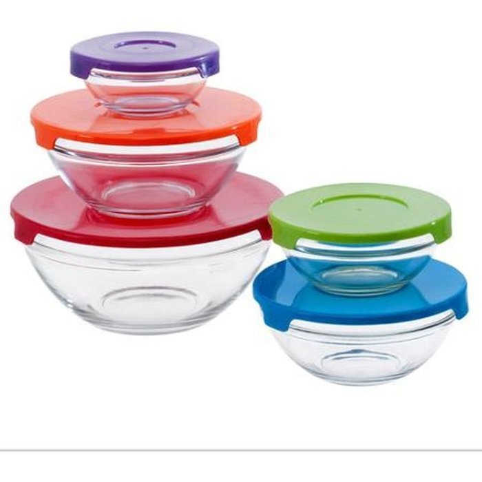 Mainstay Mixing Bowls 10-Piece Set