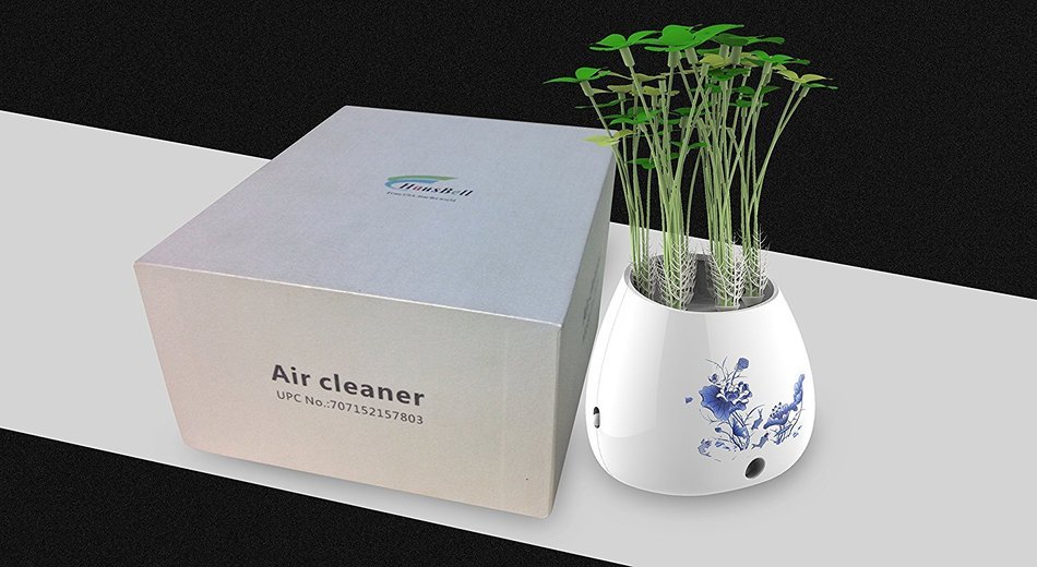 Hausbell C001 Car 7000000 Anion Air Purifier with 5V 2A Car-mounted Charger (Black) N10