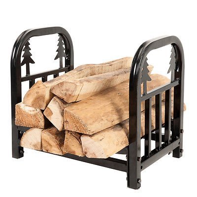 18-Inch Indoor/Outdoor Heavy Duty Steel Firewood Racks Fireplace Log Holder N3