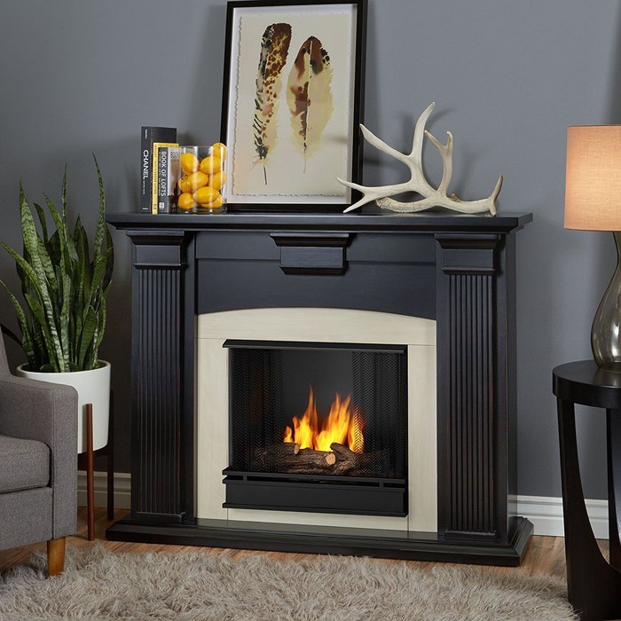 Real Flame Adelaide Ventless Gel Fireplace N7