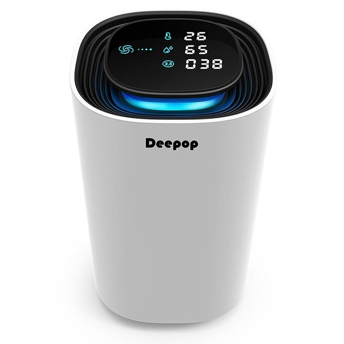 Deepop Hand-wave Control Intelligent Air Purifier Rich Ion Creater Semi Permanent Using Without Filter Air Condition... N6