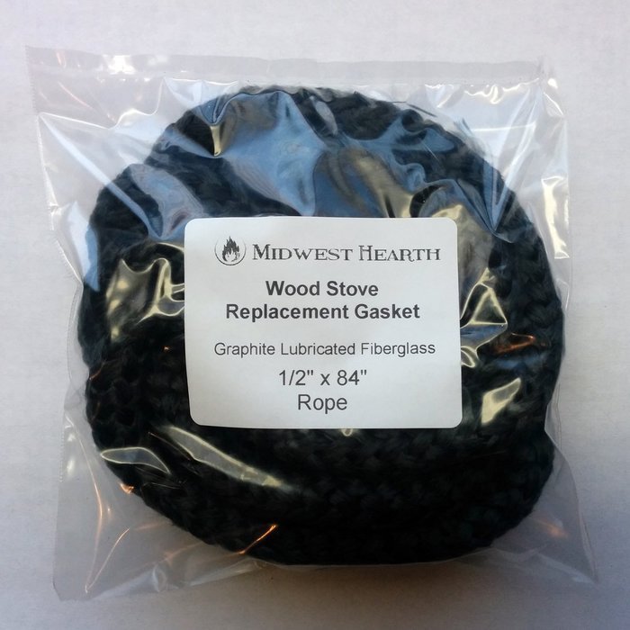Midwest Hearth Wood Stove Replacement Gasket for Woodburning Stoves - Graphite Impregnated Fiberglass Gaskets... N12