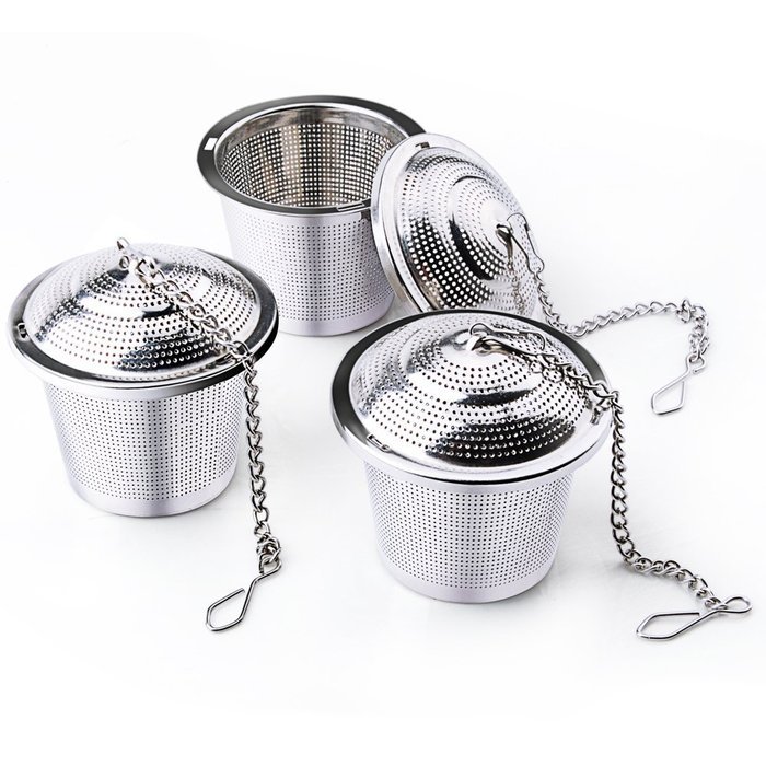 Tea Infuser, BestElec 3-Pack Tea Filter-Stainless Steel-Tea Strainer for Loose Leaf Tea, Teapot & Tea Ball
