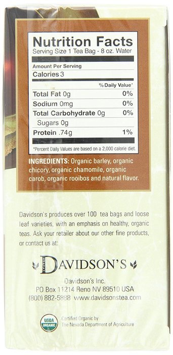 Davidson's Tea Caramel Peach with Coconut, 25 Count Tea Bag N6
