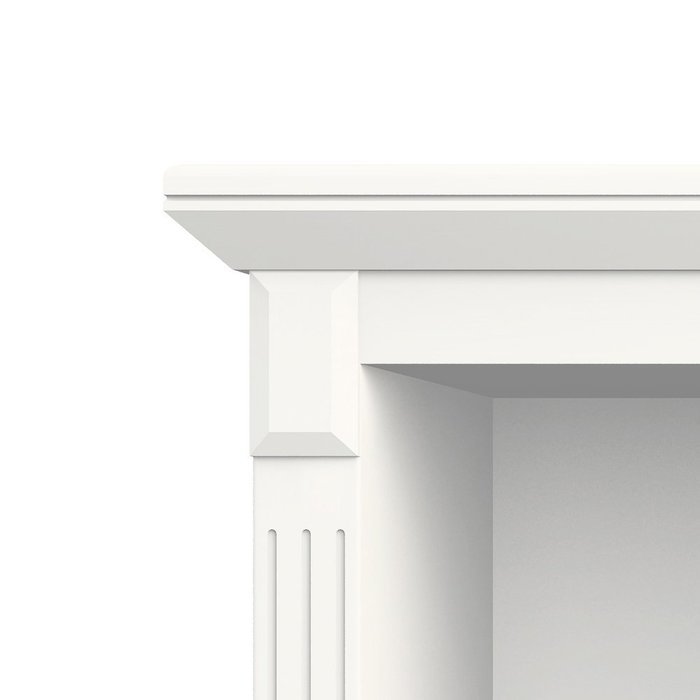 Argo Furniture Alessa Electric Fireplace, White N12