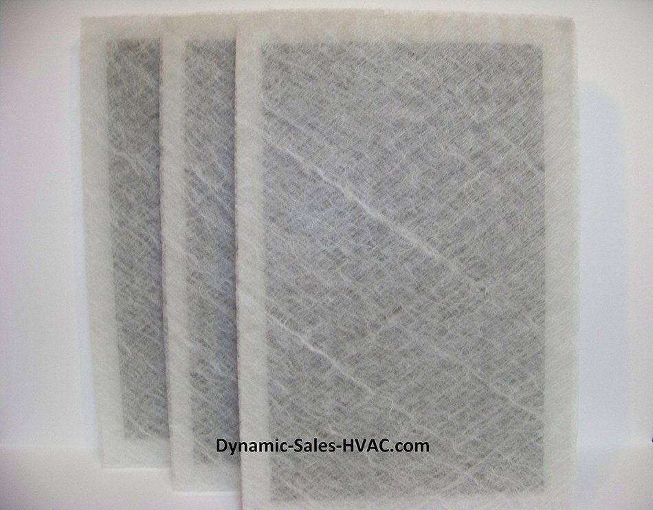 20x25 MicroPower Guard Air Cleaner Replacement Filters (3 Pack) White