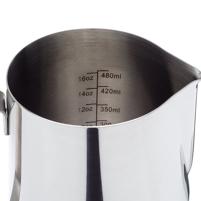 Luxica Stainless Steel Milk Frothing Pitcher - with Measurement Markings and Bonus Storage Bag (12 or 20 oz.)... N2