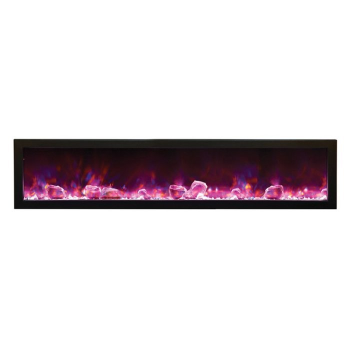 Amantii Outdoor Panorama Series Slim Electric Fireplace, 50 Inch N2