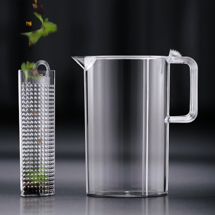 Bodum 10619-10, Ceylon Ice Tea Jug with Filter, 3.0 l, 101 oz., Clear
