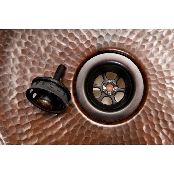 Premier Copper Products D-133ORB 2-Inch Bar Basket Strainer Drain, Oil Rubbed Bronze N2