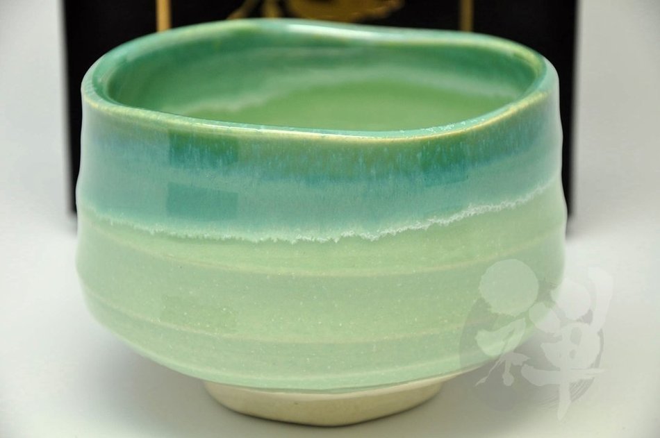 Japanese Mino Yaki ware Matcha Bowl Green Tea 11.5 / 11.5 / 8.5cm (4.5 / 4.5 / 3.3inch)[7333]