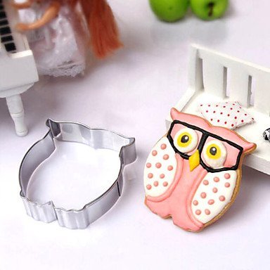 Y&XL&H Durable Stainless Steel Owl Mould Cookie Cutter Cake Baking Mould Biscuit DIY Eggs Tool