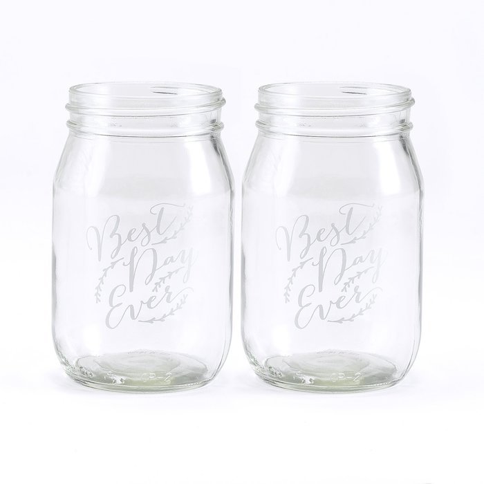 Hortense B. Hewitt Rustic Vines Drinking Jars, 16 oz