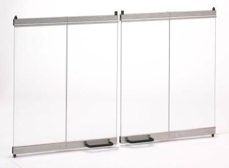 Platinum Bi-Fold Glass Doors for 36" Value Line Fireplaces
