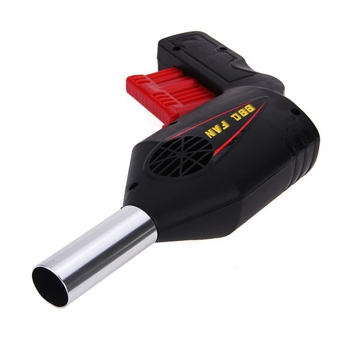 Dopromal BBQ Tools Fan Grill Air Blower Fast Fire Starter, BBQ Grill fan Power Ventilator Bellows for Barbecue... N5