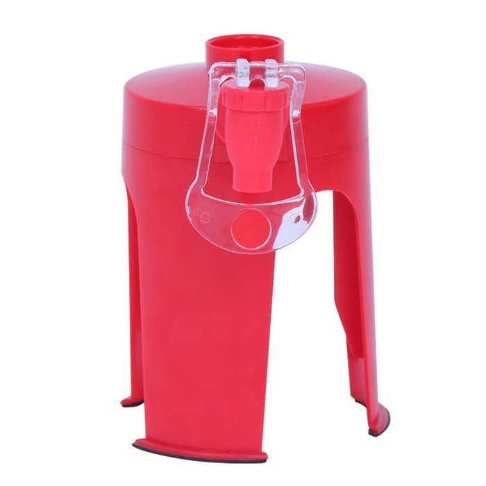 Qiji Red Plastic Beer/water/ Soft Drinks Beverage Dispenser with Switch