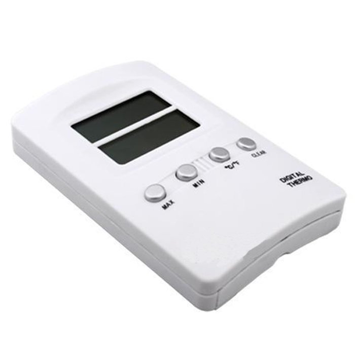 White New Humidity Digital LCD Indoor Outdoor Thermometer Hygrometer N4