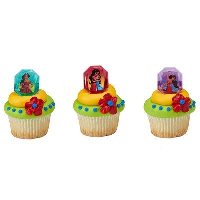 Elena of Avalor Noble Heart Cupcake Rings - 24 pc N2