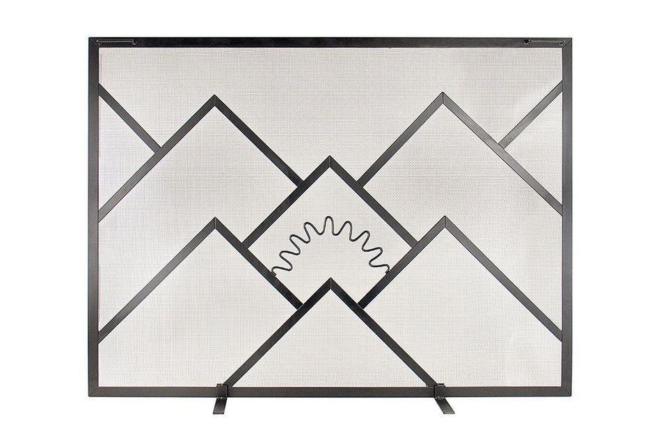 Minuteman International Sunrise Fireplace Screen, 44 by 33-Inch