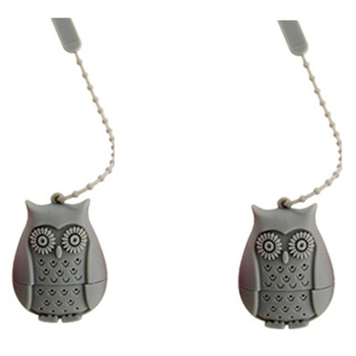 Padshow 2-PCS Owl Tea Infuser Tea Strainer/ Filters Loose Leaf Tea Maker ,Blue N3