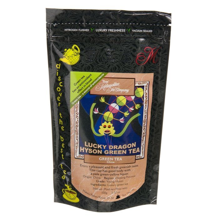 Metropolitan Tea Discovery Loose Tea Pack, Lucky Dragon Hyson Green, 100gm