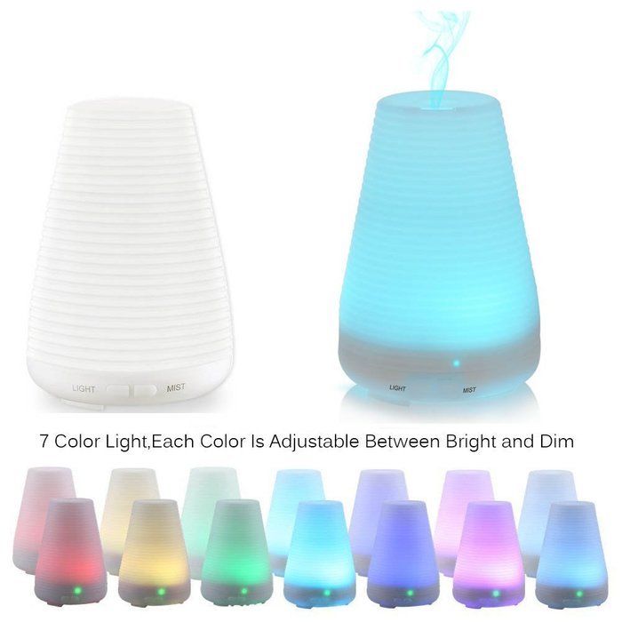 REDGO 3 IN 1 Aroma Essential Oil Diffuser 100ML, Ultrasonic Aromatherapy Diffuser, Cool Mist Humidifier, Air Purifier... N8