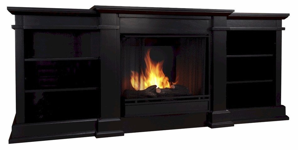 Real Flame Fresno Entertainment Ventless Gel Fireplace N2